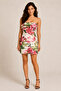Strapless Ruffle Detailed Mini Dress