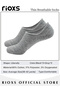 6 Pairs Uisex No Show Socks Set with 2 Basic Colors, Casual Low Cut Invisible Socks with Non Slip Ba - 7