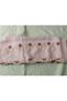 Handmade Embroidery Embroidered Needle Embroidered Prayer Cover Dowry Holder Mevlit Hijab Crepe Fabric 145X75 cm - 8