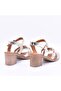 Noveris Women's Genuine Leather Heeled Sandals - 5