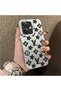 Oppo A3X 5g Compatible Silicone Edge Hard Back Case Couple Phone Case Brand Patterned