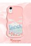iPhone Xr Compatible Case Camera Protector Pink Silicone Couple Phone Case Landscape Pattern - 2
