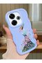 Redmi 13 4g Compatible Case Camera Protector Blue Silicone Couple Phone Case Girl Pattern