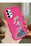 Samsung Galaxy A13 4g Compatible Case Camera Protector Red Silicone Couple Phone Case Girl Pattern