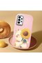 Samsung Galaxy A23 Compatible Case Camera Protector Pink Silicone Couple Phone Case Cat Pattern - 2
