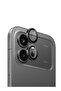Honor 600 5G 2026 Premium Alloy Ring Camera Lens Tempered Glass Protector Shield Black