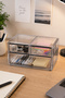 Dresser Drawer Organizer - 3-Pack Makeup Organizer - 3-Drawer Jewelry Organizer - Necklace Earrings Bracelet - 2