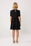 Women's Short Sleeve A-Line Mini Dress Crew Neck Layered Flounce Aerobin Woven Casual Comfortable Stylish - 5
