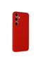 Samsung Galaxy S24 Fe Compatible Case Nano Velvet Silicone Inside - Red - 2