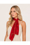 Red Polka Dot Lace Multi-Purpose Bandana Scarf & Neck Scarf |   Adjustable Bohemian Hair Accessory - 4