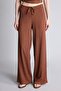 Straight Fit Wrinkled Textured Brown Trousers H8060Ax26Sm - 3