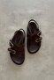 Heaven Brown Genuine Leather Sandals - 3