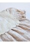 Square Collar Embroidered Dress for 6-18 Months - Beige - 4