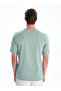Nevavm Oval Collar Printed Combed Cotton Men's T-Shirt - 4