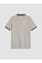 Esvab • Modern & Distinctive Devrik Roba Collar Striped Men's T-Shirt - 4