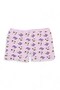 Girl's Purple Lilac Cat Patterned Cotton Underwear Set - 4