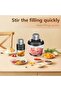 Multifunction Electric Food Processor, Stainless Steel Meat and Vegetable Chopper, 2L/3L Capacity - 6