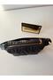 Women's Silvery Black Star Embossed Mini Shoulder Bag - Stylish Baguette Bag for Daily Use - 5