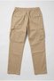 Elasticated Waist Band With Cargo Pocket Beige Trousers - 3