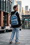 Denim washed backpack - 5