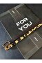 Imported Oval Gold Buckle Thin Belt, Trouser Belt, Shirt Belt, Jacket Belt - 3