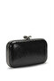 Varol 744 Box Snake Women's Evening Dress Bag Black - 4
