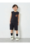 Boys Black Sleeveless T-Shirt and Shorts Set