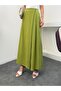 Women's Aerobin Fabric Palazzo Trousers with Front Flap 5335 - 6