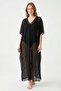 Remsa Tesettür Swimsuit over Design Single Kaftan Pareo Rdp26 Black01 - 4