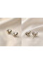 Minimal Heart Earrings 1.2 cm - 2