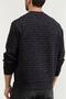Men's Crew Neck Sweatshirt Navy Blue - 3