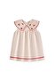 Muslin Embroidered Dress 2-5 Years Natural - 2