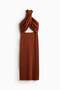 Twist-detail cut-out dress - 5