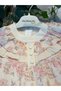Baby Girl & Child Ruffled Collar Muslin Dress - 100% Natural Cotton - Salmon - 2