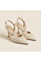 Alison Cream Pearl Detailed Heeled Shoes - 3
