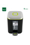 Square Step Trash Bin with Soft Closing Lid Black 6L - 5