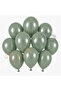 Eucalyptus Color Latex Retro Balloons (13 cm) - 10 Pieces