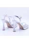 Edith Women's Stone Embellished Evening Dress Sandals-513 - 5