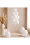 White Color Latex Pastel Balloon (30 cm) - 50 Pieces - 2