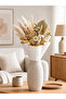 White Flower Packaging with Gold Stripe 57X57 cm Bouquet Wrapping Paper Premium Appearance Set - 4