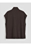 Nevavm Differently Designed Stand Collar Stoned Soft Touch Women's Vest - 6