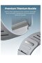 Flow-Fit Silicone Strap Compatible with WHOOP 4.0 Adjustable Replacement Band (Grey/Black) - 3