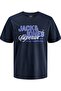 سترة بليزر كحلية للرجال JJELOGO TEE SS O-NECK 2 COL SS26 SN رمز الموديل: 12288016Navy Blaze - 3