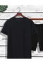 Unisex T-Shirt Shorts - T-Shirt with Shorts Bottom Top Set Elemek Ki̇ng Printed - 2