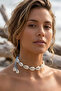 Sea Shell Mussels Choker Necklace