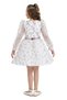 Girl's Evening Dress Polka Dot Long Watermelon Sleeve Belted Dress and Mini Bag Set - Graduation, Wedding, Party, Special Occasions (8, 9, 10, 11, 12 Years) 33086Pr - 6