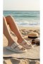 Aurea Gold Detailed Women's Slippers - 5