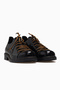 Women's Leather Casul Casual Shoes 26K Ykm-730 Z Black Crinkled Patent Leather - 5