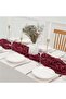 Mothers Day Table Runner Burgundy Cheesecloth Table Runner 4m Boho Gauze Cheese Cloth Runner Rustic Sheer Runner - 5