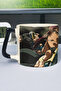 كوب سيراميك فاخر مطبوع عليه رسومات أنمي بلاك لاجون (قطعة واحدة) بمقبض أسود مخصص بمقبض مموج V1D